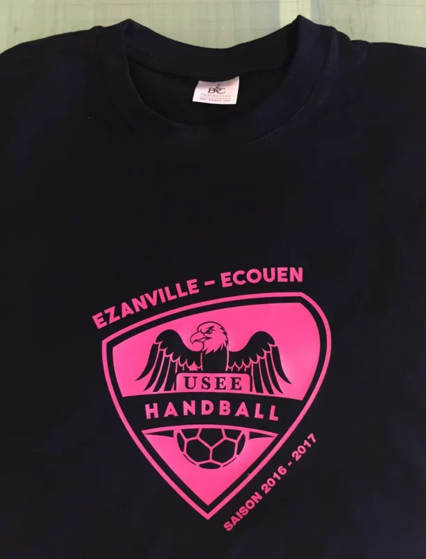 Flockage pour le club de handball USEE