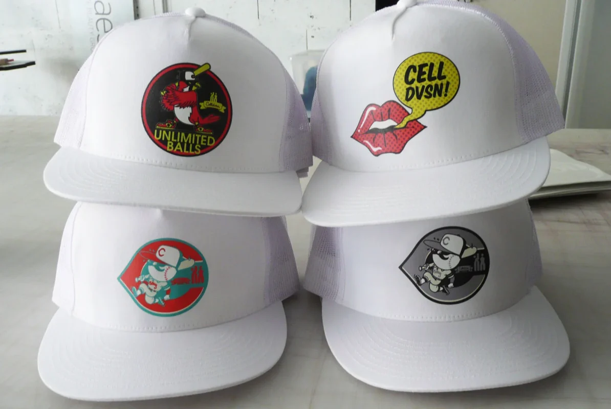 Marquage numérique sur casquette Flexfit