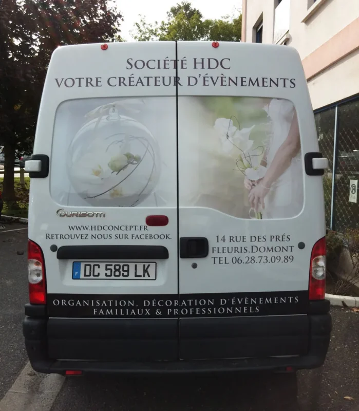 Marquage véhicule en impression numérique confortable 3M